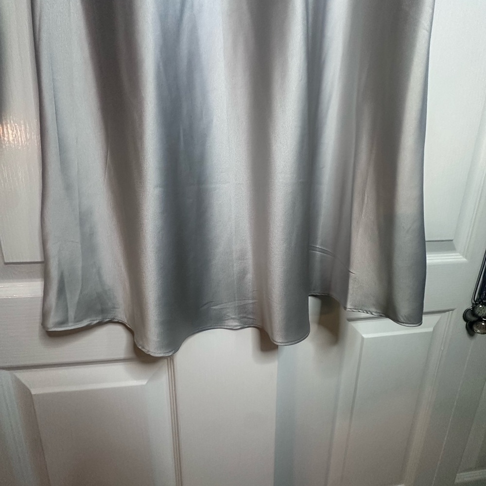 Victoria's Secret Shimmering Silver Maxi Skirt - Picture 3 of 4
